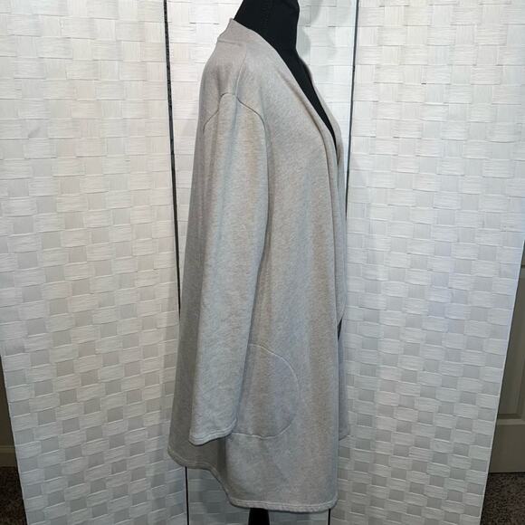 J. Jill Pure Jill Neutral Beige Open Front Cardigan Size Large Petite Earthy - Picture 11 of 14